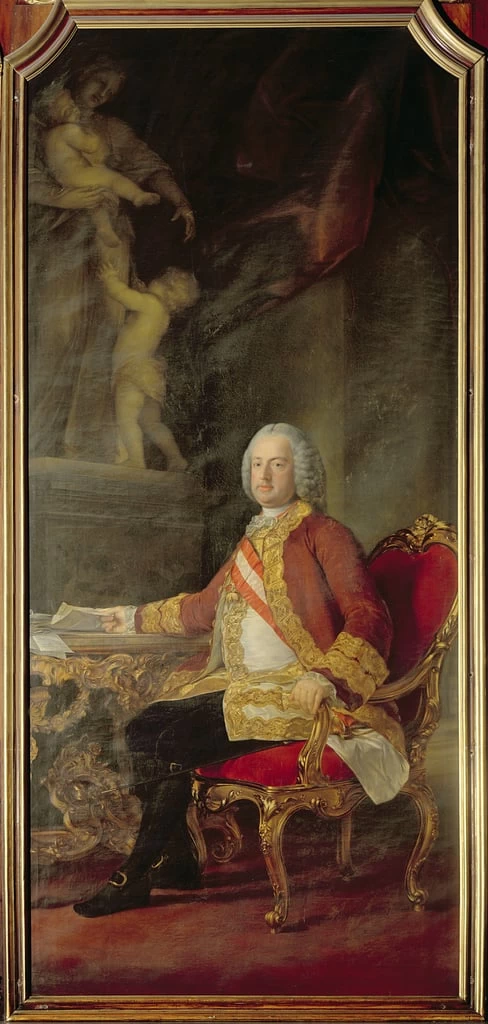 Pompeo - Ritratto di Francesco I, marito dell'imperatrice Maria Teresa d'Austria, Schloss Schonbrunn, Vienna